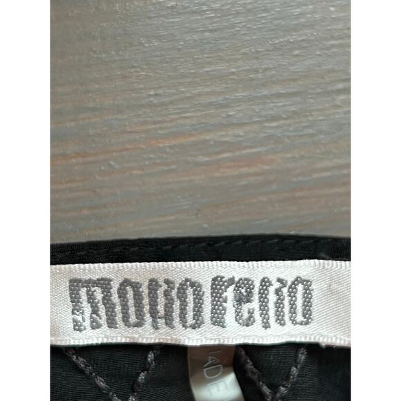 Monoreno black floral boho Embroidered swimsuit coverup swimwear neutral - Picture 8 of 8